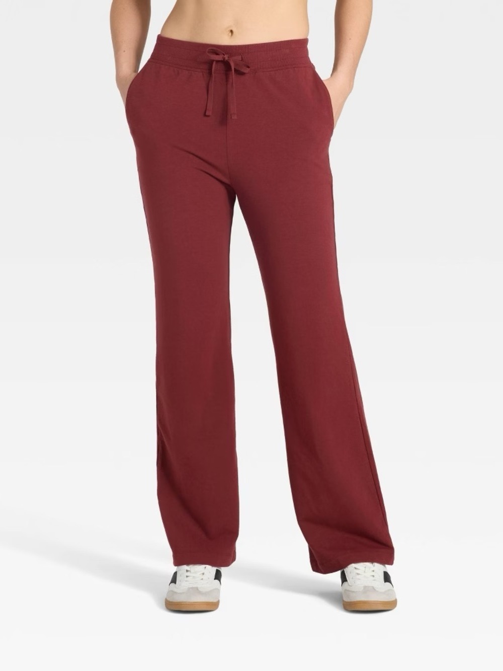 All In Motion Modal French Terry Flare Sweatpants Maroon XL NWT